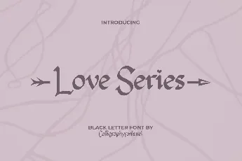 Love Series font