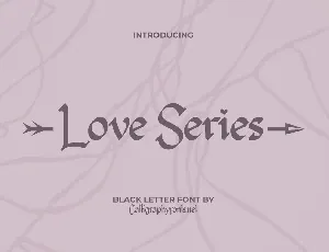 Love Series font