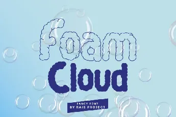 Foam Cloud font