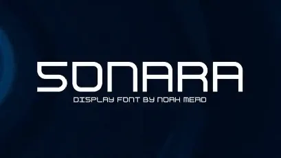 Sonara Display Family font