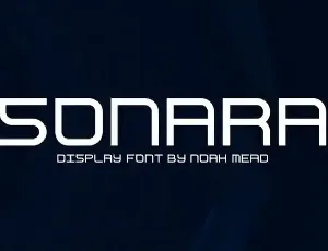 Sonara Display Family font