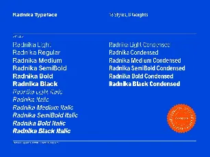 Radnika font