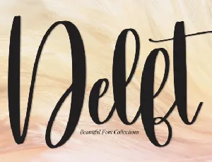 Delft Script font