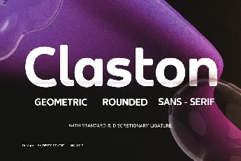 Claston font