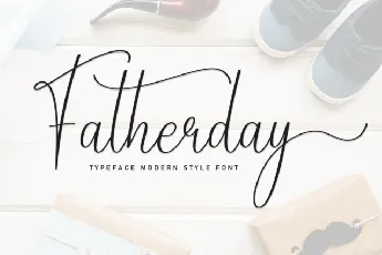 Fatherday Script font