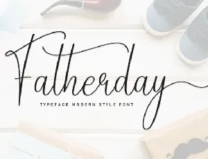 Fatherday Script font