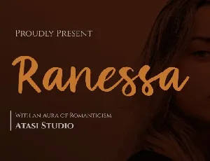 Ranessa Modern Script font