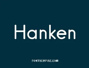 Hanken Free font