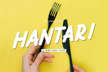 Hantari FREE font