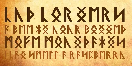 Saxon Runical font