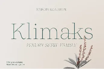 Klimaks font