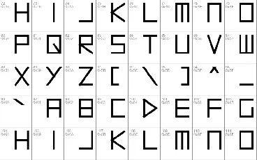 minim font