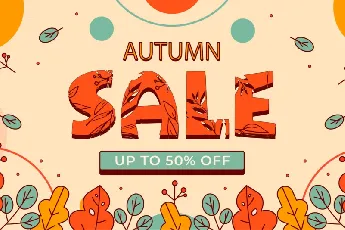 Welcome Autumn Display font