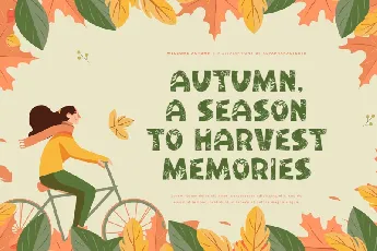 Welcome Autumn Display font