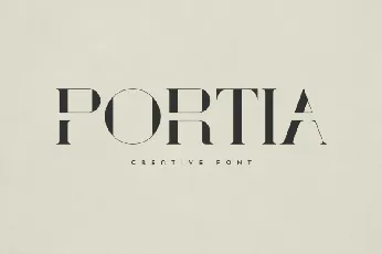 Portia font