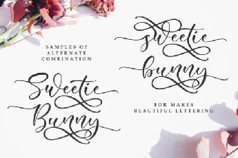 Sweetie Bunny Script font