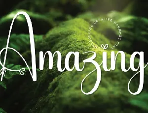 Amazing Script font