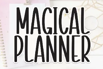 Magical Planner Display font