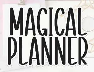 Magical Planner Display font