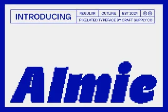 Almie Pixel font