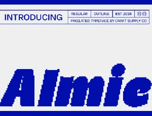 Almie Pixel font