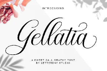 Gellatia font