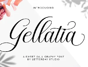 Gellatia font