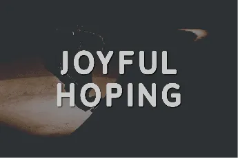 Joyful Hoping font