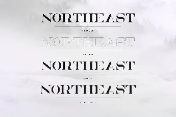 NorthEast Serif font