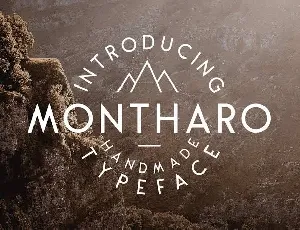 Montharo Family Free font