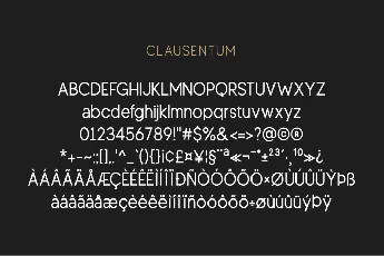 Clausentum font