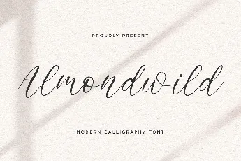 Almondwild font