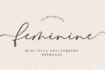 Feminine font