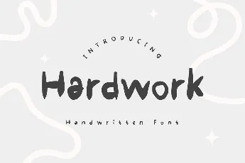 Hardwork font