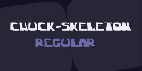 chuck-skeleton font