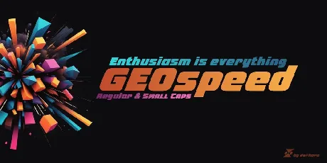 GEOspeed font