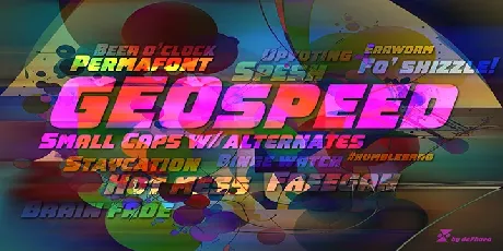 GEOspeed font