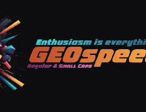 GEOspeed font