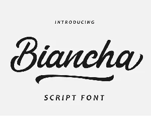 Biancha font