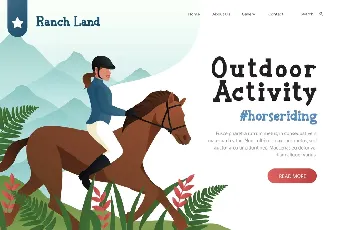 Adventure Land font