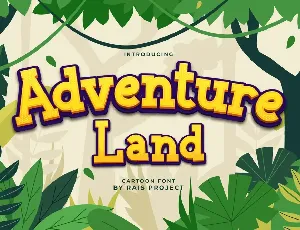 Adventure Land font