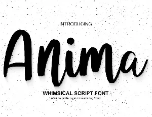 Anima font