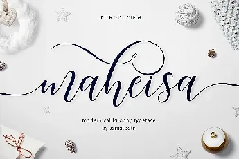 Maheisa Script font