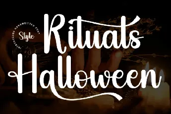 Rituals Halloween Script font