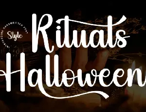 Rituals Halloween Script font