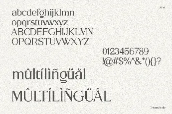 Galapagos Modern Serif Typeface font