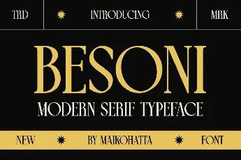 BESONI font