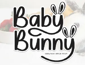 Baby Bunny Display font