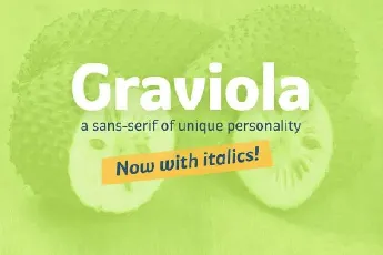 Graviola Typeface Free font