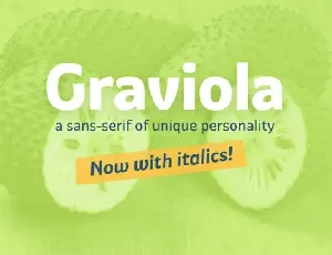 Graviola Typeface Free font